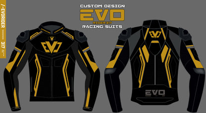 Chaqueta de Cuero Racing Personalizada