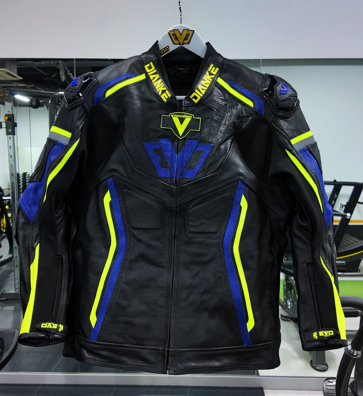 Chaqueta de Cuero Racing Personalizada
