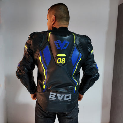 Chaqueta de Cuero Racing Personalizada