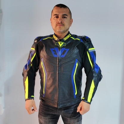 Chaqueta de Cuero Racing Personalizada