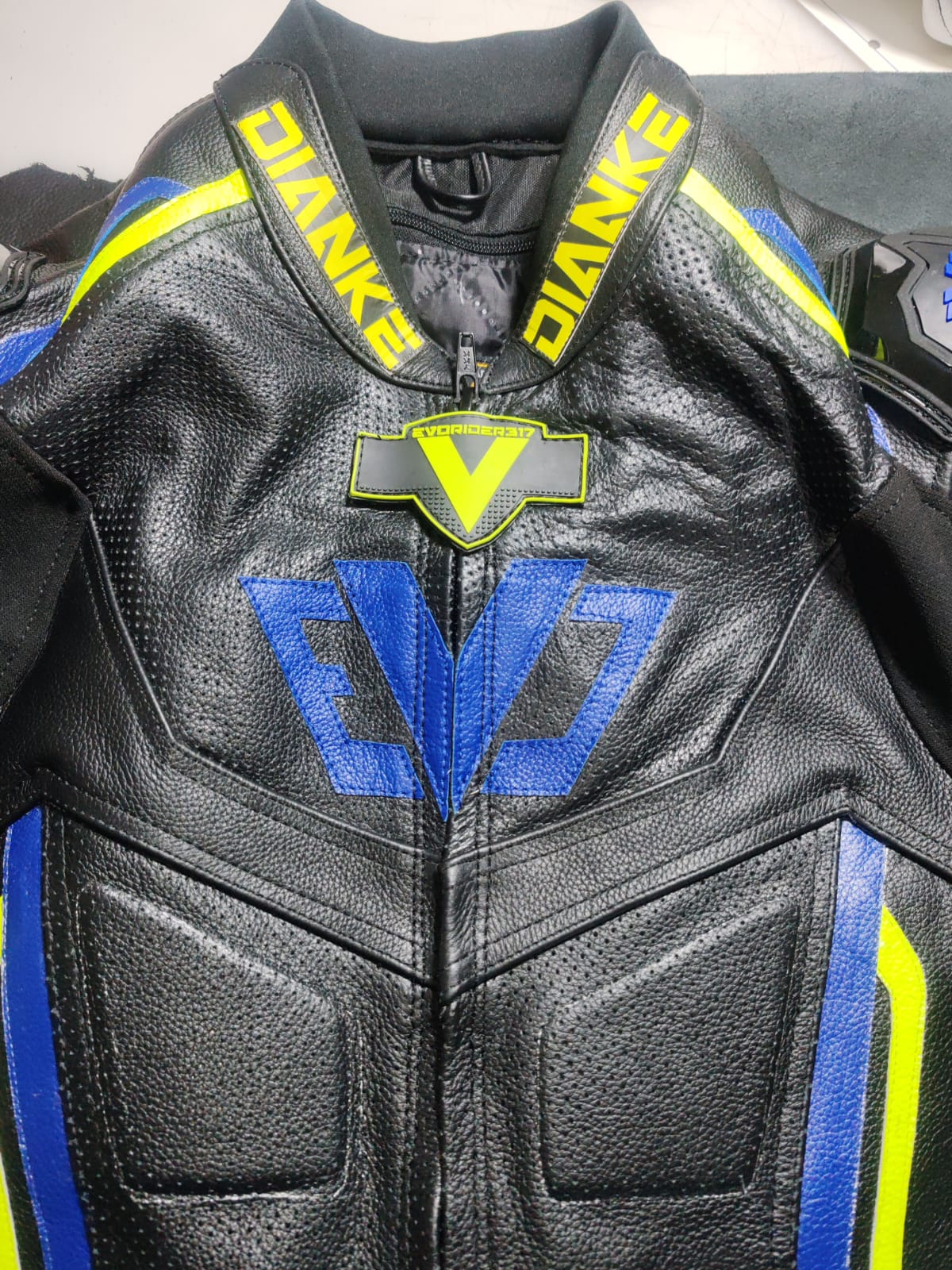 Chaqueta de Cuero Racing Personalizada