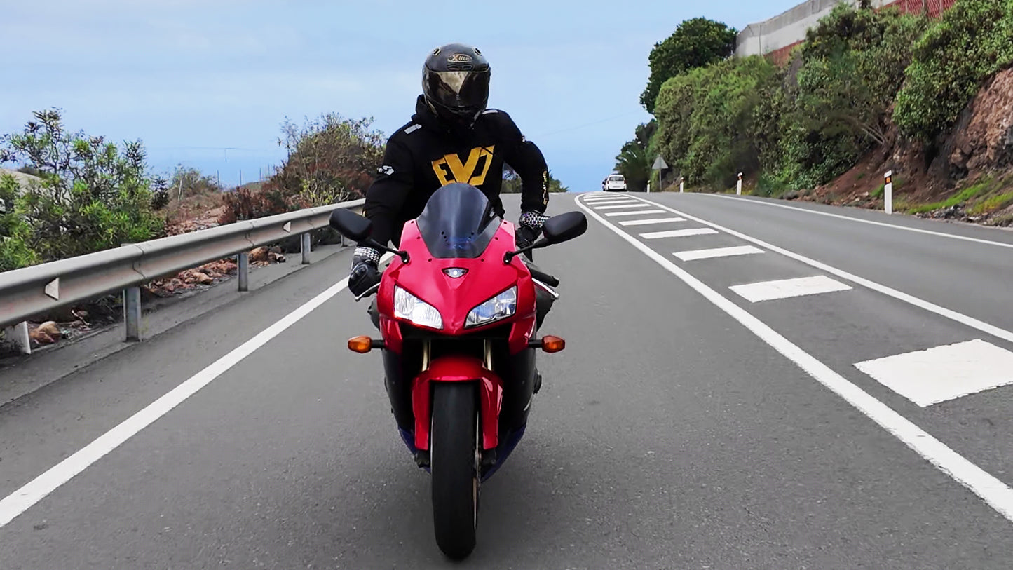 Sudadera de Moto Urbana con Protecciones de Gel Nivel 2 | Evoracing
